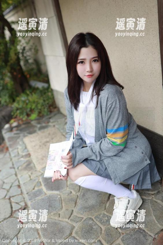 MFStar模范学院 - 和服气质‘一颗甜蛋黄a’私拍里意外的清新感
